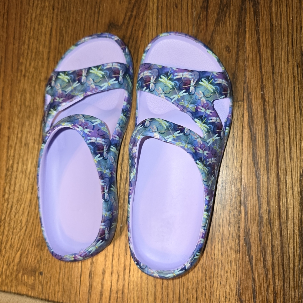 Cute Dragonfly Sandals , Size 6, NWOT